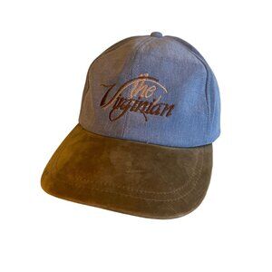 The Virginian Golf Course Country Club Blue Brown Adjustable Hat Cap